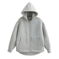 Unisex Oversized Zip-Up Hoodie
