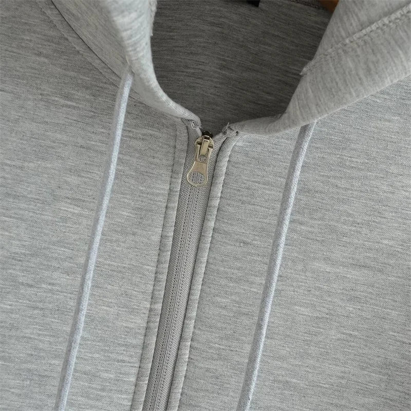 Unisex Oversized Zip-Up Hoodie