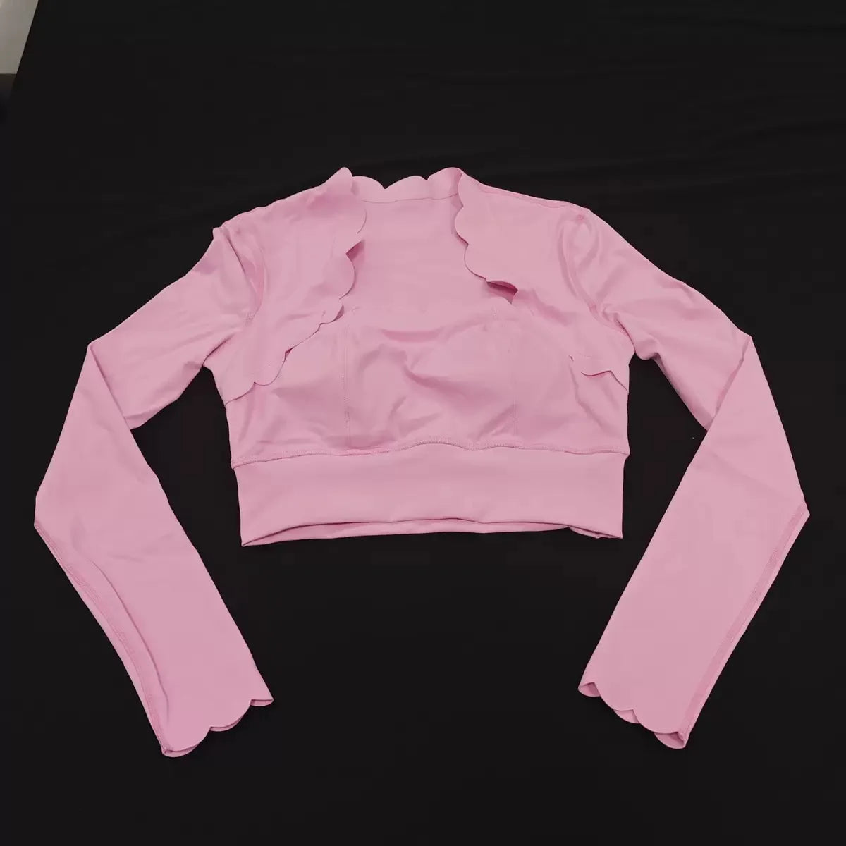 Women's Square Neck Long Sleeve Activewear Set