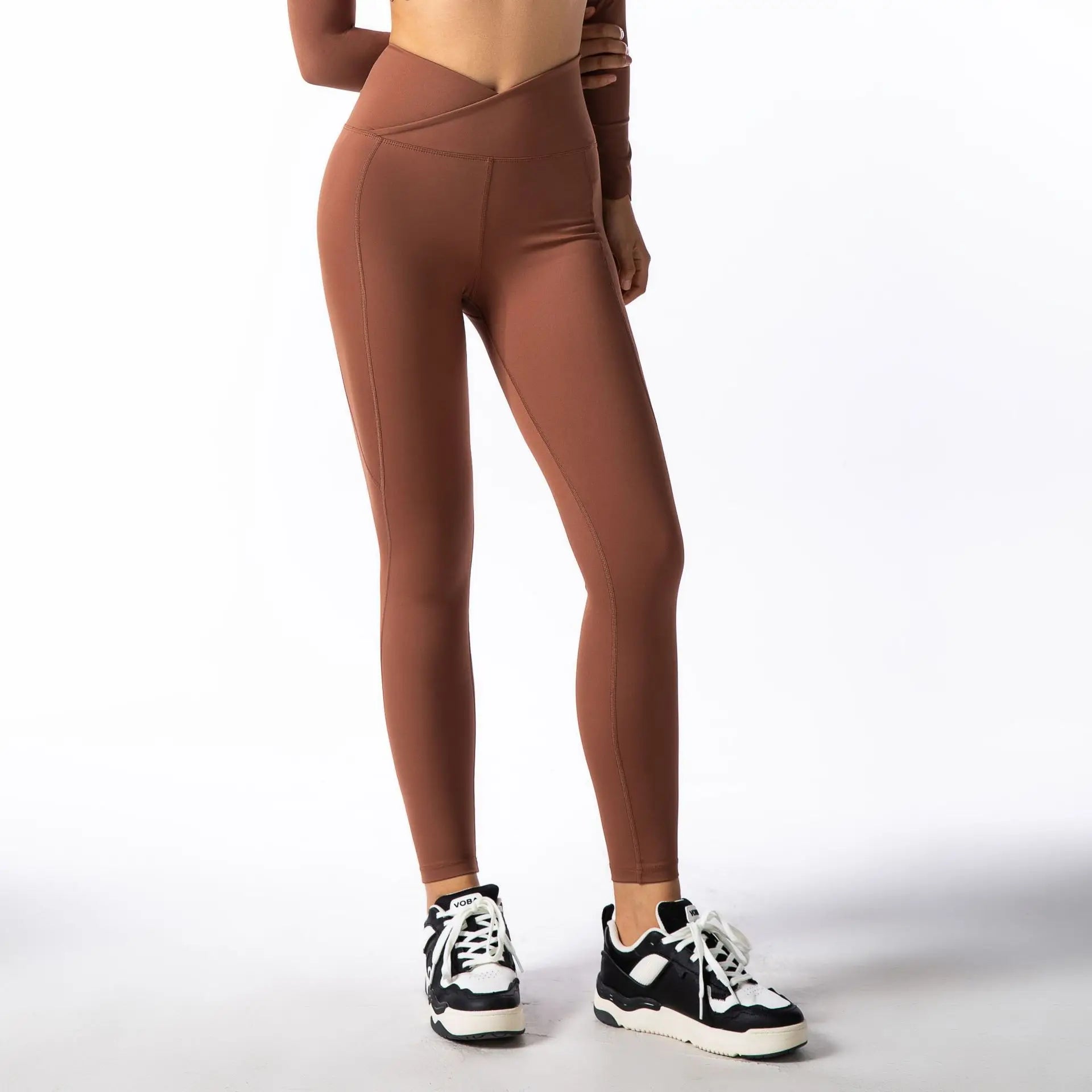 Women's Square Neck Long Sleeve Activewear Set