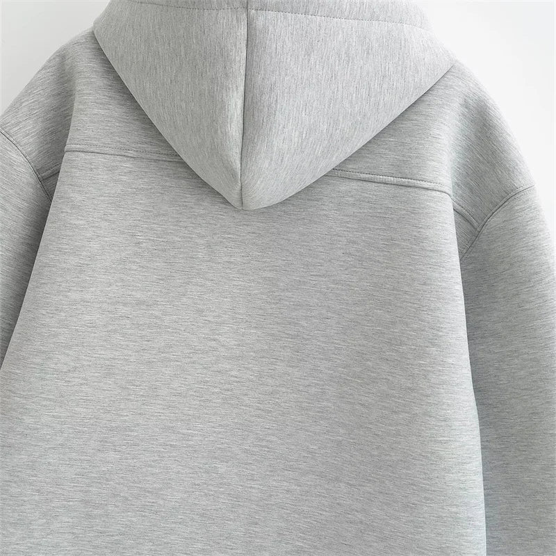 Unisex Oversized Zip-Up Hoodie
