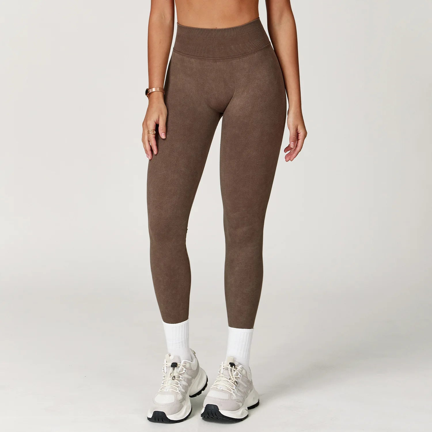 Women's High-Waisted Seamless Scrunch Leggings