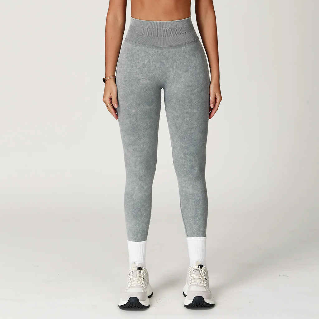 Women's High-Waisted Seamless Scrunch Leggings