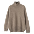 Women's Oversized Turtleneck Knit Sweater