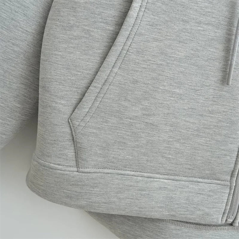 Unisex Oversized Zip-Up Hoodie