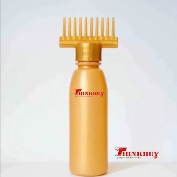 Root Comb Applicator Bottle Hair Dye & Oil Applicator Brush Precise Root Oiling & Scalp Treatment Bottle ThinkBuy