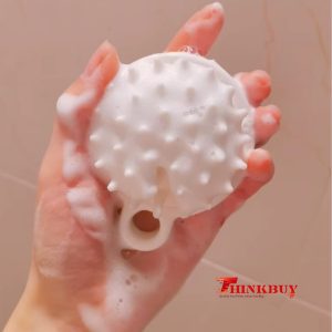 Silicone Shampoo Brush Head Scalp Massage Comb Hair Washing Comb Body Massage Brush Bath Shower Brush Salon Hairdressing Tool ThinkBuy 10