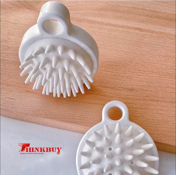 Silicone Shampoo Brush Head Scalp Massage Comb Hair Washing Comb Body Massage Brush Bath Shower Brush Salon Hairdressing Tool ThinkBuy 2